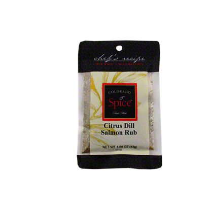 Colorado Spice Chef’s Recipe Citrus Dill Salmon Rub, 1.50 oz – Central