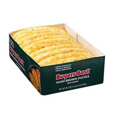 Our Brand Hash Browns Patties - 10 ct - 22.5 oz bag