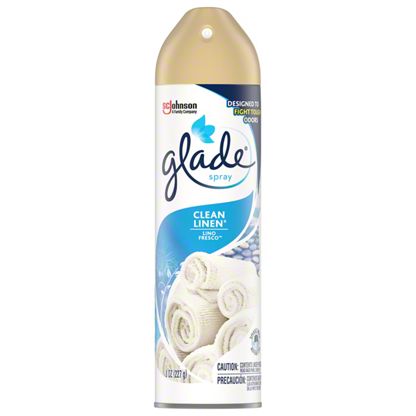 Glade Clean Linen Air Freshener Spray 8 Oz