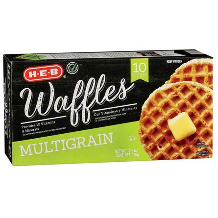 H-E-B Frozen Waffles - Multigrain, 10 ct | Central Market - Really Into ...