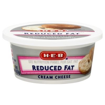 H-E-B Reduced Fat Cream Cheese, 8 Oz | Central Market - Really Into Food