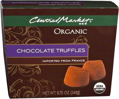 organic chocolate truffles