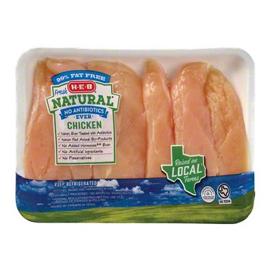 H-E-B Natural Boneless Chicken Breast Tenders – Central Market