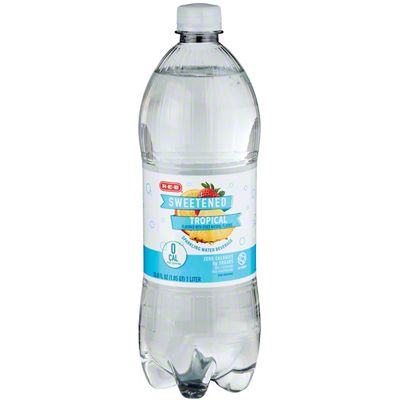 H-E-B Sweetened Tropical Fruit Sparkling Water Beverage, 1 L | Joe V's ...