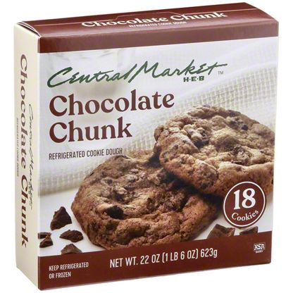 Central Market Chocolate Chunk Cookie Dough, 18 ct – Central Market