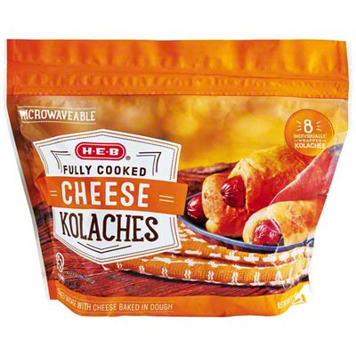 H-E-B Fully Cooked Sausage & Cheddar Kolaches, 8 Ct – Central Market