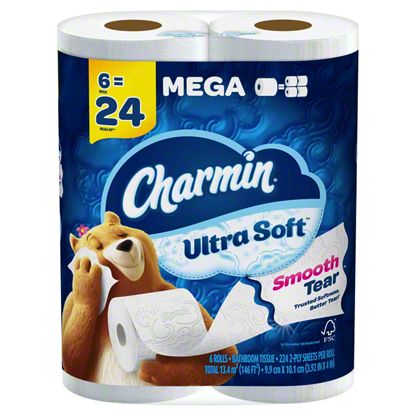 Charmin Ultra Soft Toilet Paper, 6 Mega Rolls – Central Market