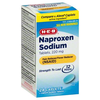 H-E-B Naproxen Sodium 220 Mg Tablets, 24 Ct | Central Market - Really ...