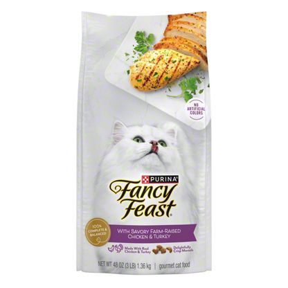 Purina Fancy Feast Savory Chicken and Turkey Gourmet Cat Food, 3 lb ...