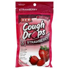 H-E-B Cough Drops - Strawberry, 30 ct | Joe V's Smart Shop