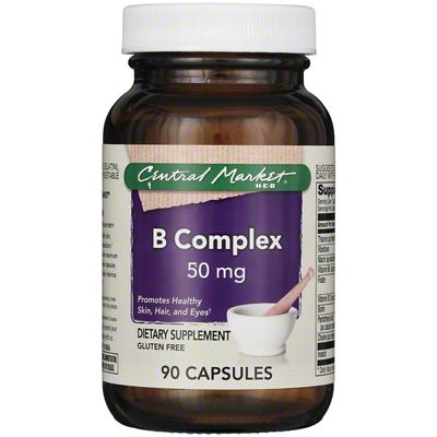 Central Market B Complex 50 Mg Capsules, 90 Ct | Central Market ...