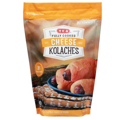 H-E-B Fully Cooked Frozen Kolaches - Sausage & Cheese, 16 Ct | Joe V's ...