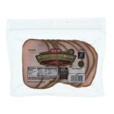 H-E-B Canadian Bacon, 6 Oz – Central Market