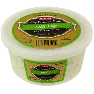 H-E-B Chef Prepared Dill Dip, 12 Oz | Central Market - Really Into Food