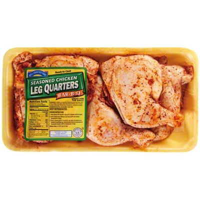 Hill Country Fare BBQ Seasoned Chicken Leg Quarters | Joe V's Smart ...