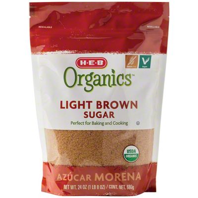 H-E-B Organics Light Brown Sugar, 24 Oz – Central Market