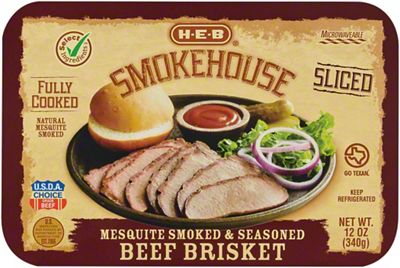 H-E-B Select Ingredients Smokehouse Beef Brisket, 12 Oz – Central Market