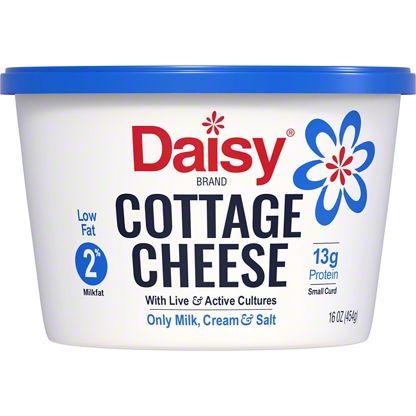 Daisy Small Curd 2 Milkfat Low Fat Cottage Cheese 16 Oz Central Market