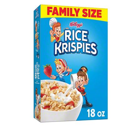 rice cereal krispies oz breakfast kellogg kroger original hover zoom