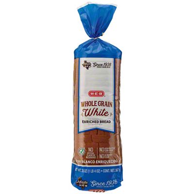 H-E-B Whole Grain Enriched White Bread, 20 Oz | Joe V's Smart Shop ...