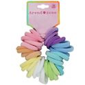 Trend Zone Assorted Knit Pony O's Hair Ties, Assorted Colors, 36