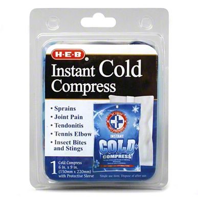 H-E-B Instant Cold Compress, 6X9 In – Central Market