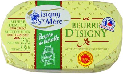 Isigny Ste Mere Beurre D'Isigny Salted Butter AOP, 8.8 oz | Central ...