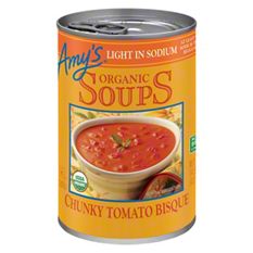 Amy's Organic Soup, Chunky Vegetable Soup, Reduced Sodium, Vegetable