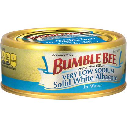 Bumble Bee Premium Very Low Sodium Chunk White Albacore ...