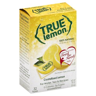 True Lemon Crystallized Lemon Packets, 32 ct | Central