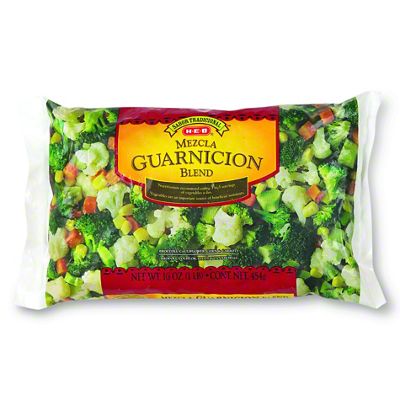 H-E-B Frozen Sabor Tradicional Mezcla Guarnacion Vegetable Blend, 16 Oz ...