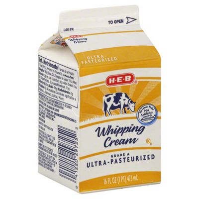 H-E-B Whipping Cream, 16 Oz – Central Market