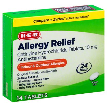 H-E-B All Day Allergy Relief Tablets, 14 ct – Central Market