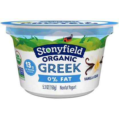 Stonyfield Organic Non-fat Vanilla Greek Yogurt, 5.3 Oz – Central Market