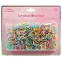 Trend Zone Assorted Knit Pony O's Hair Ties, Assorted Colors