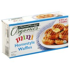 Central Market Organics Frozen Homestyle Mini Waffles, 8 ct