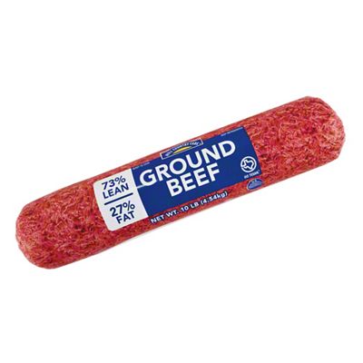 Hill Country Fare Ground Beef, 73% Lean, 10 lbs, Joe V's Smart Shop