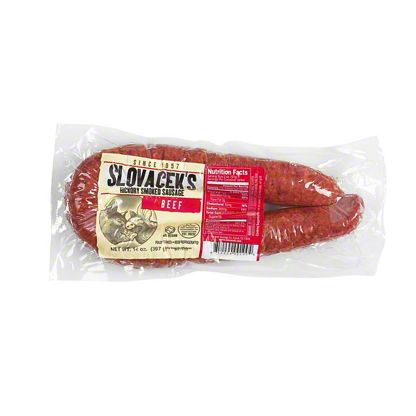 sausage smoked beef oz slovacek