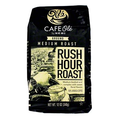 Cafe Ole By H-E-B Rush Hour Roast Medium Roast Ground Coffee, 12 Oz ...