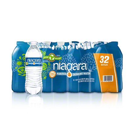 Niagara Purified Drinking Water 16.9 oz Bottles, 32 pk | Joe V's Smart ...