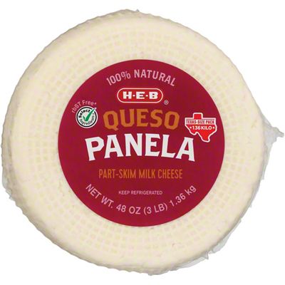 H-E-B Queso Panela Cheese - Texas-Size Pack, 3 lbs | Central Market ...