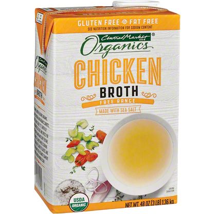 Central Market Organics Free Range Chicken Broth, 48 oz – Central Market