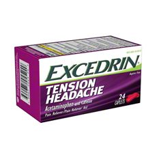  Excedrin Tension Headache Relief Caplets Without