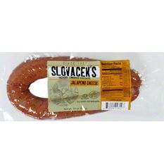 Slovacek Hickory Smoked Jalapeno Cheese Sausage 14 oz Central