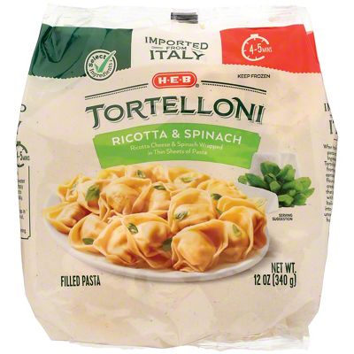 H-E-B Ricotta & Spinach Tortelloni, 12 Oz – Central Market