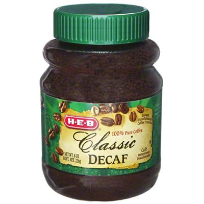 H-E-B Classic Decaf Instant Coffee, 8 Oz – Central Market