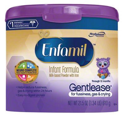 enfamil gentlease makes baby gassy