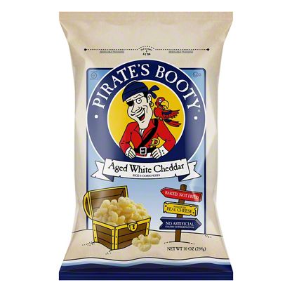 Pirate S Booty Aged White Cheddar Rice And Corn Puffs 10 Oz Central Market