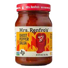 Mrs Renfros Salsa, Ghost Pepper, Hot - 16 oz