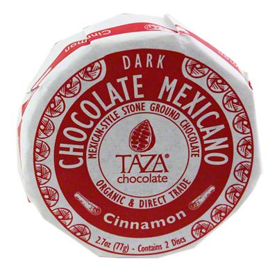 Taza Chocolate Taza Organic Chocolate Disc Cinnamon, 2.7OZ